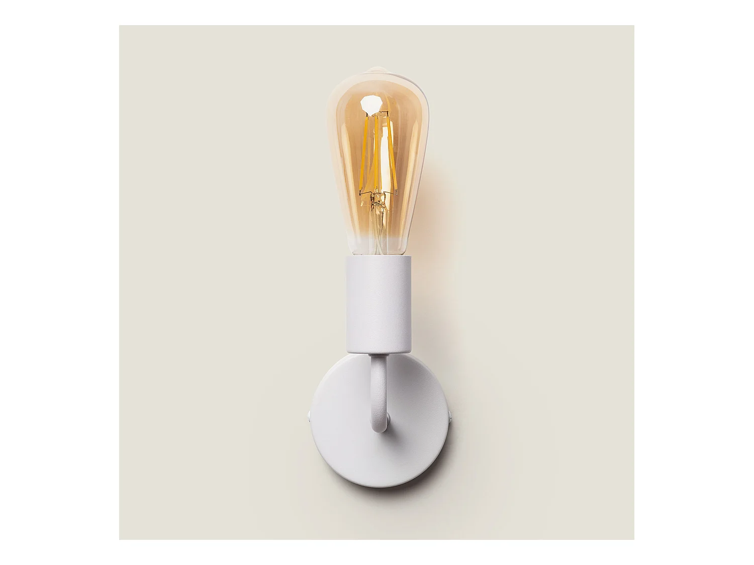 Lampe Murale Métal Jayso Blanc