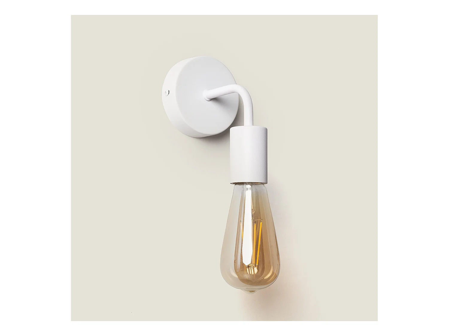 Lampe Murale Métal Jayso Blanc