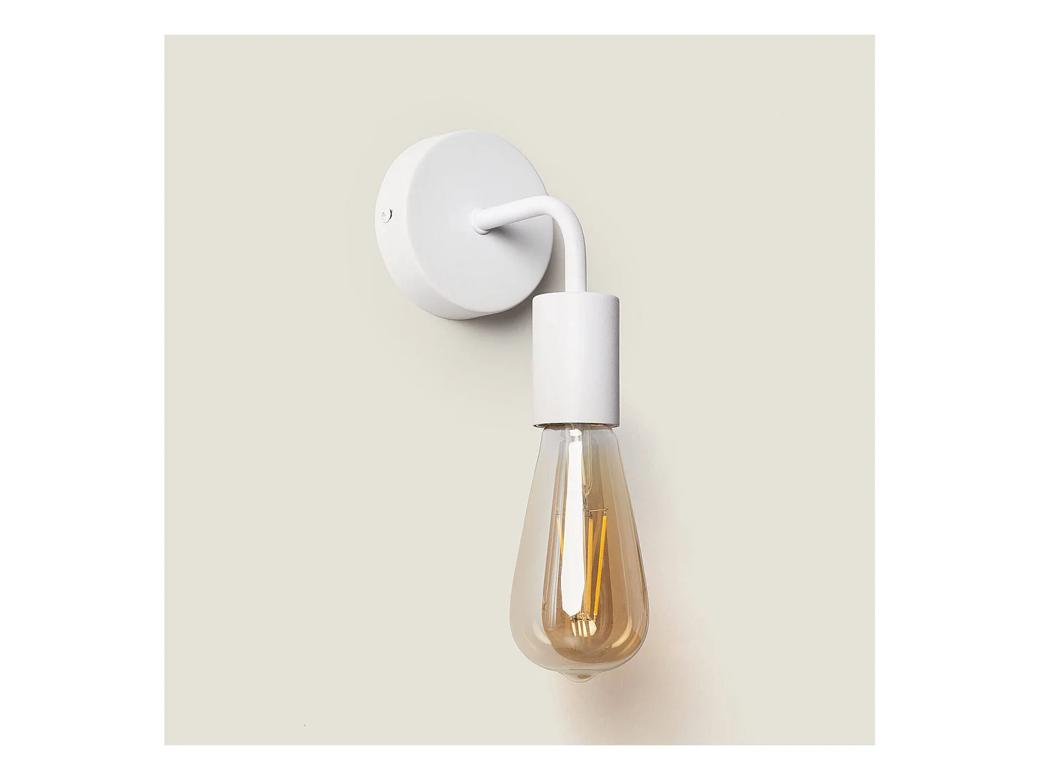 Lampe Murale Métal Jayso Blanc