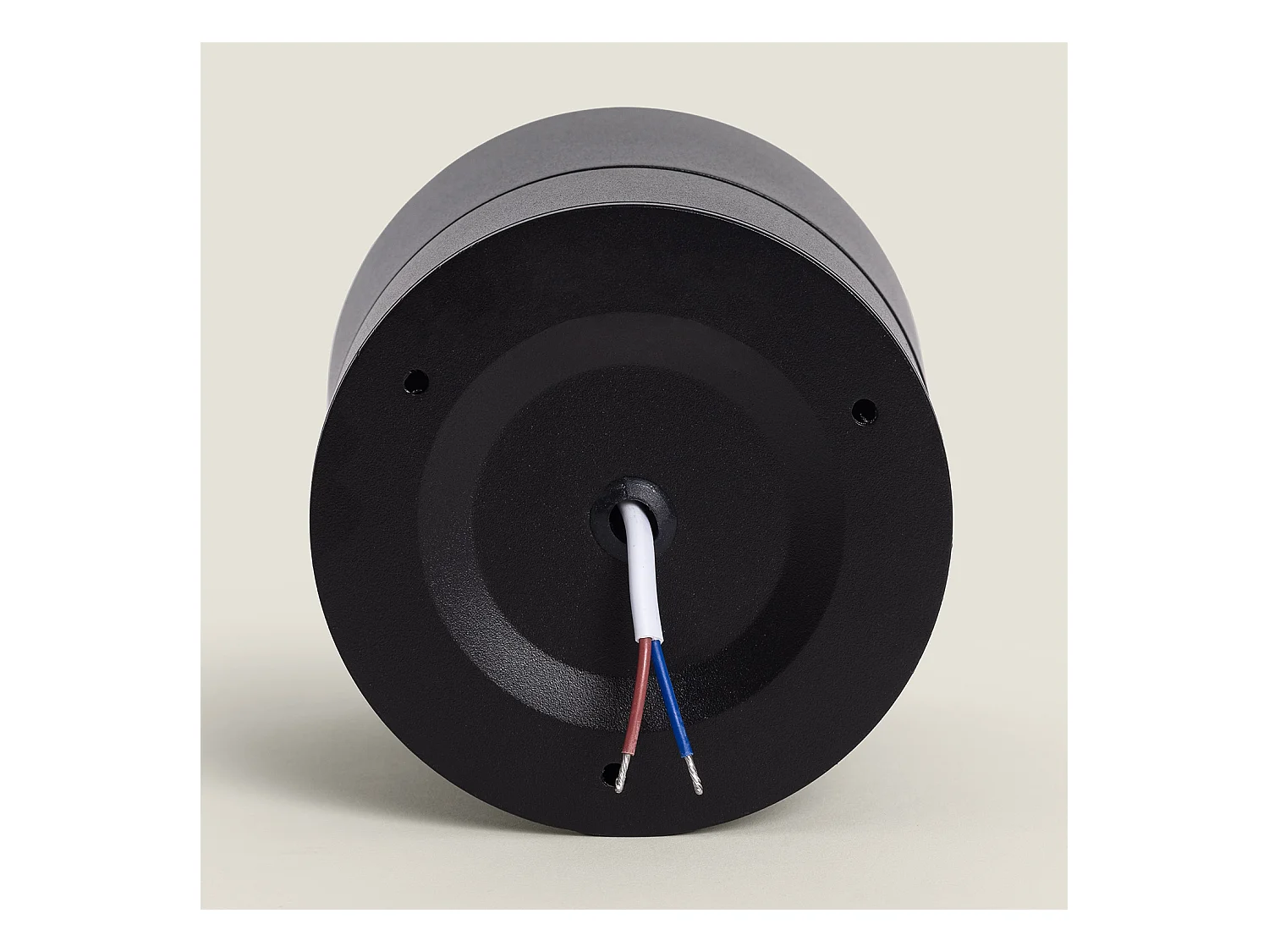 Applique LED 30W Alluminio Circolare Nero New Onuba 4000K Bianco Naturale