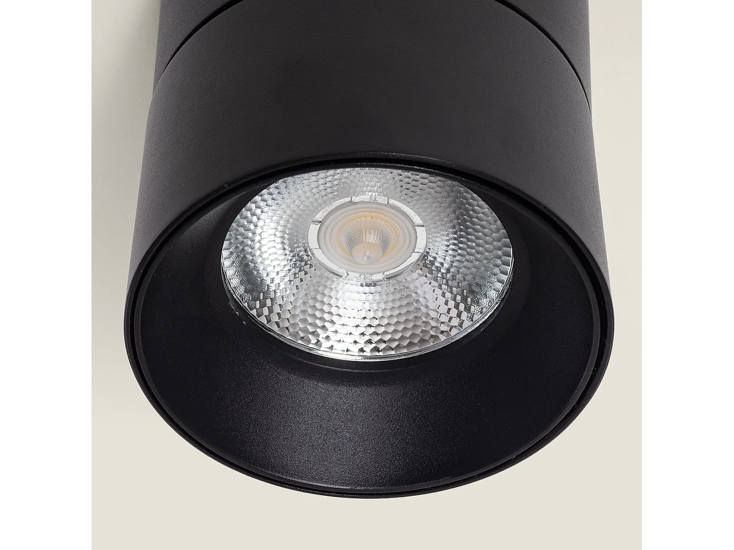 Applique LED 30W Aluminium Ronde Noire New Onuba 4000K Blanc neutre