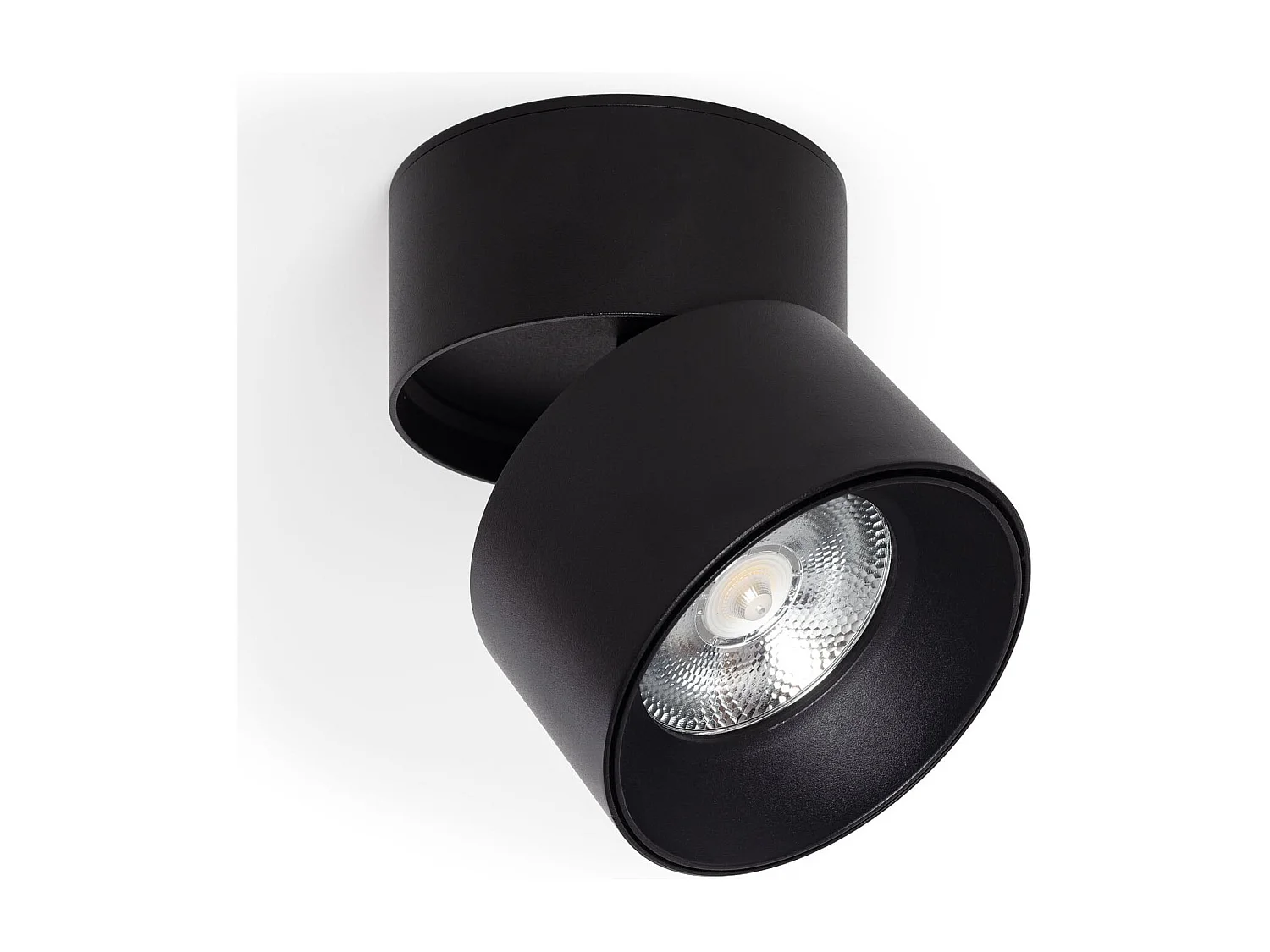 Aplique LED 30W de Aluminio Circular Negro New Onuba 4000K Blanco Neutro