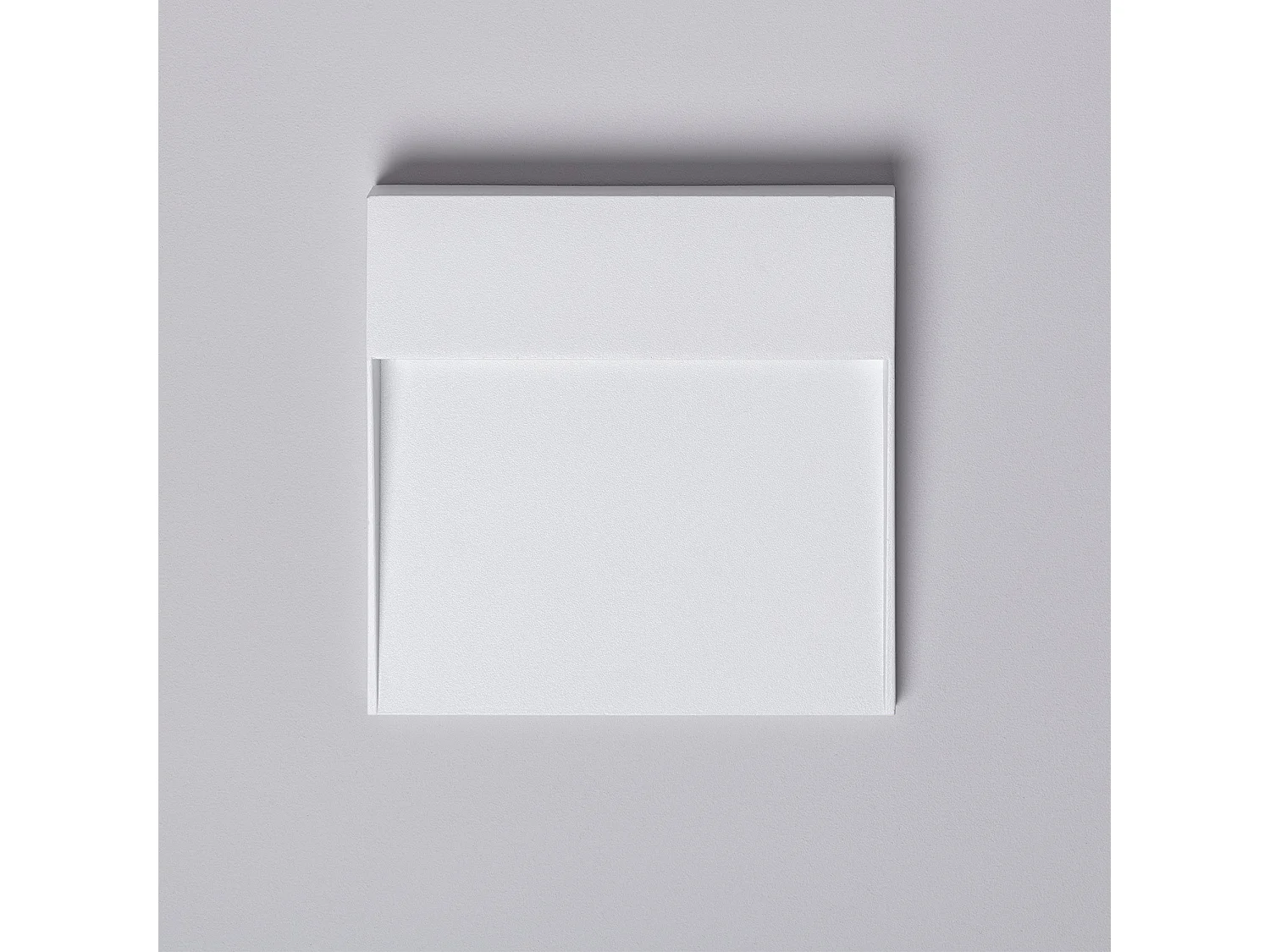 Balise LED Extérieure 6.5W en Saillie au Mur Carrée Jade Blanche Blanc Blanc Neutre 4000K4000K