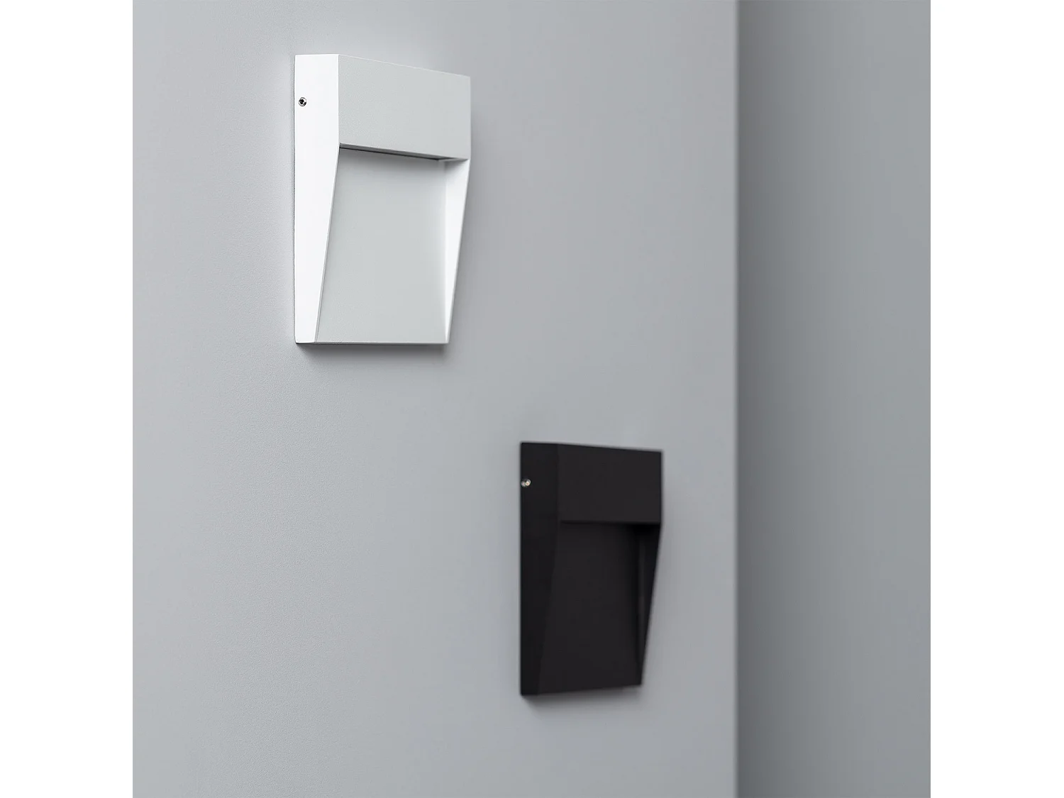 Balise LED Extérieure 6.5W en Saillie au Mur Carrée Jade Blanche Blanc Blanc Neutre 4000K4000K