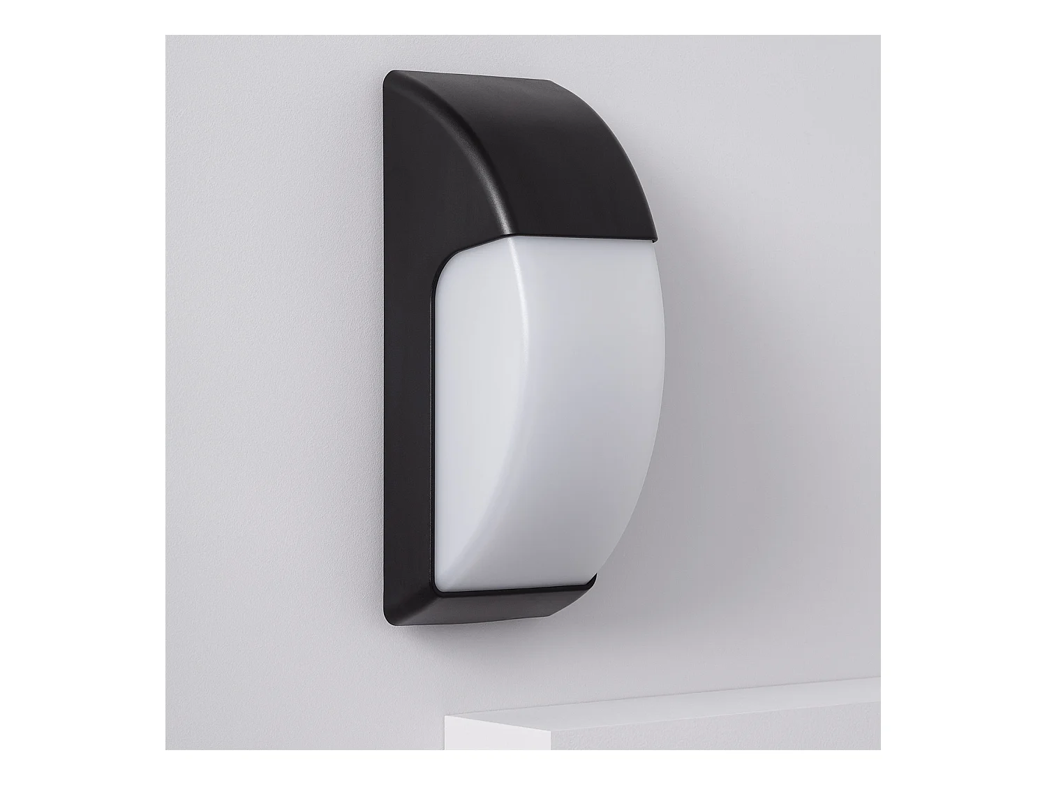 Aplique de Pared para Exterior Titus Negro