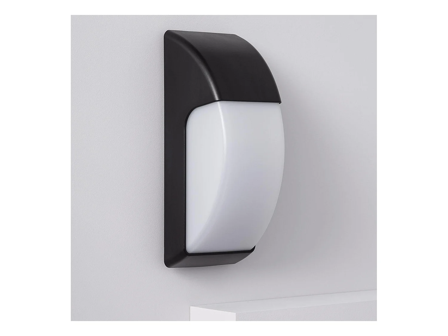 Aplique de Pared para Exterior Titus Negro