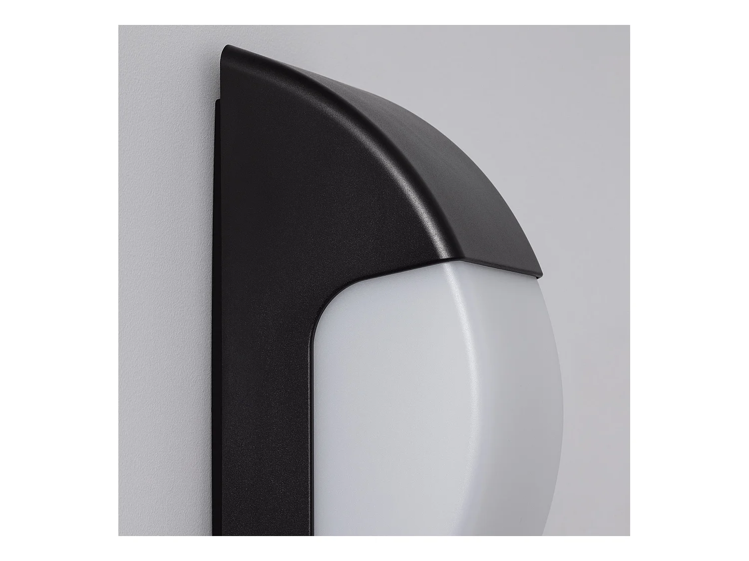 Aplique de Pared para Exterior Titus Negro