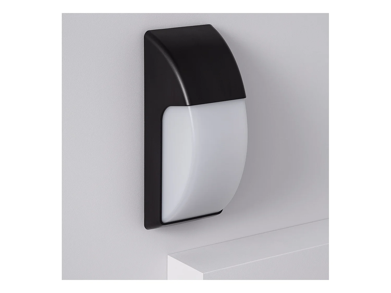 Aplique de Pared para Exterior Titus Negro