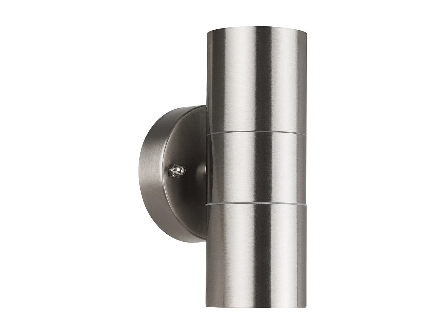 Applique Murale Extérieure Acier Inoxydable Éclairage Double Face Satin  Argent