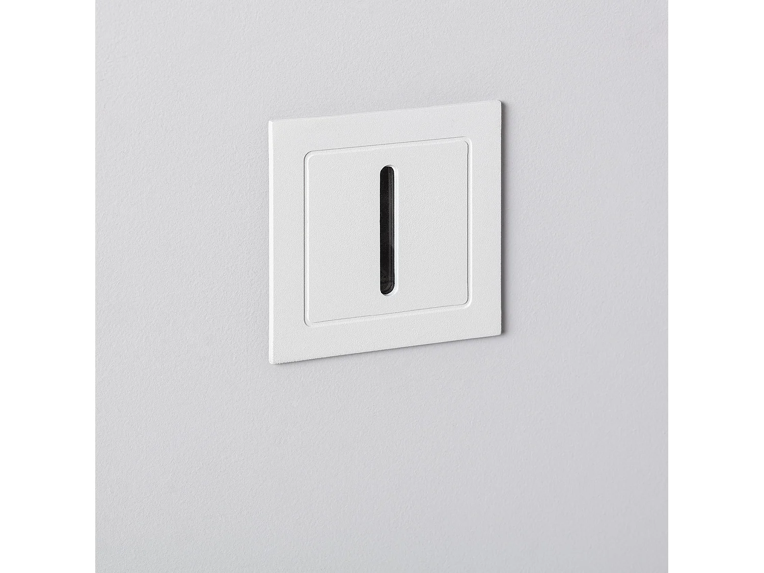 Balise LED Extérieure 3W Encastrable au Mur Wabi Linéaire  Blanche 2700K Blanc chaud