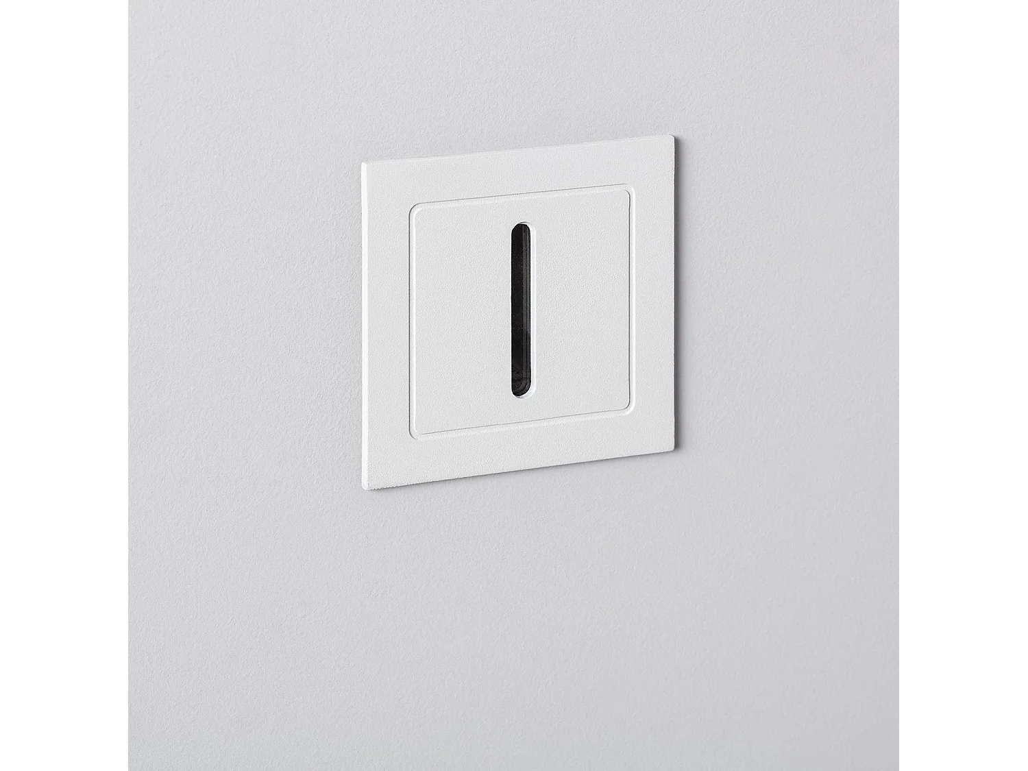 Balise LED Extérieure 3W Encastrable au Mur Wabi Linéaire  Blanche 2700K Blanc chaud