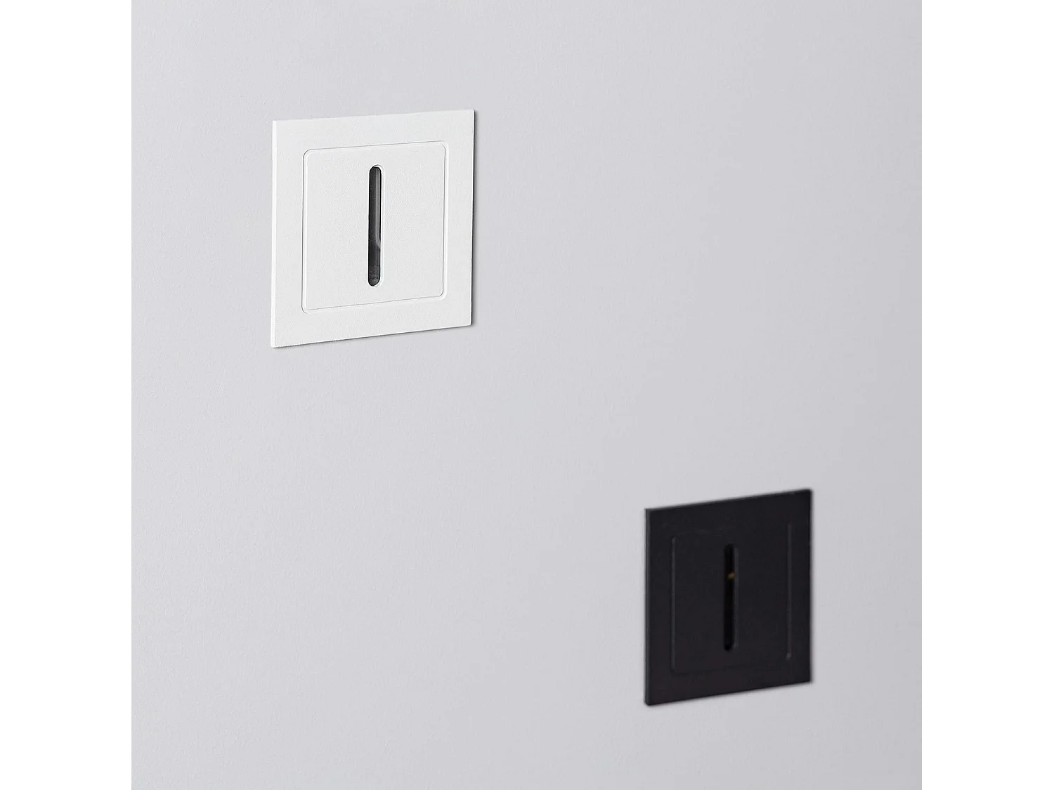 Balise LED Extérieure 3W Encastrable au Mur Wabi Linéaire  Blanche 2700K Blanc chaud