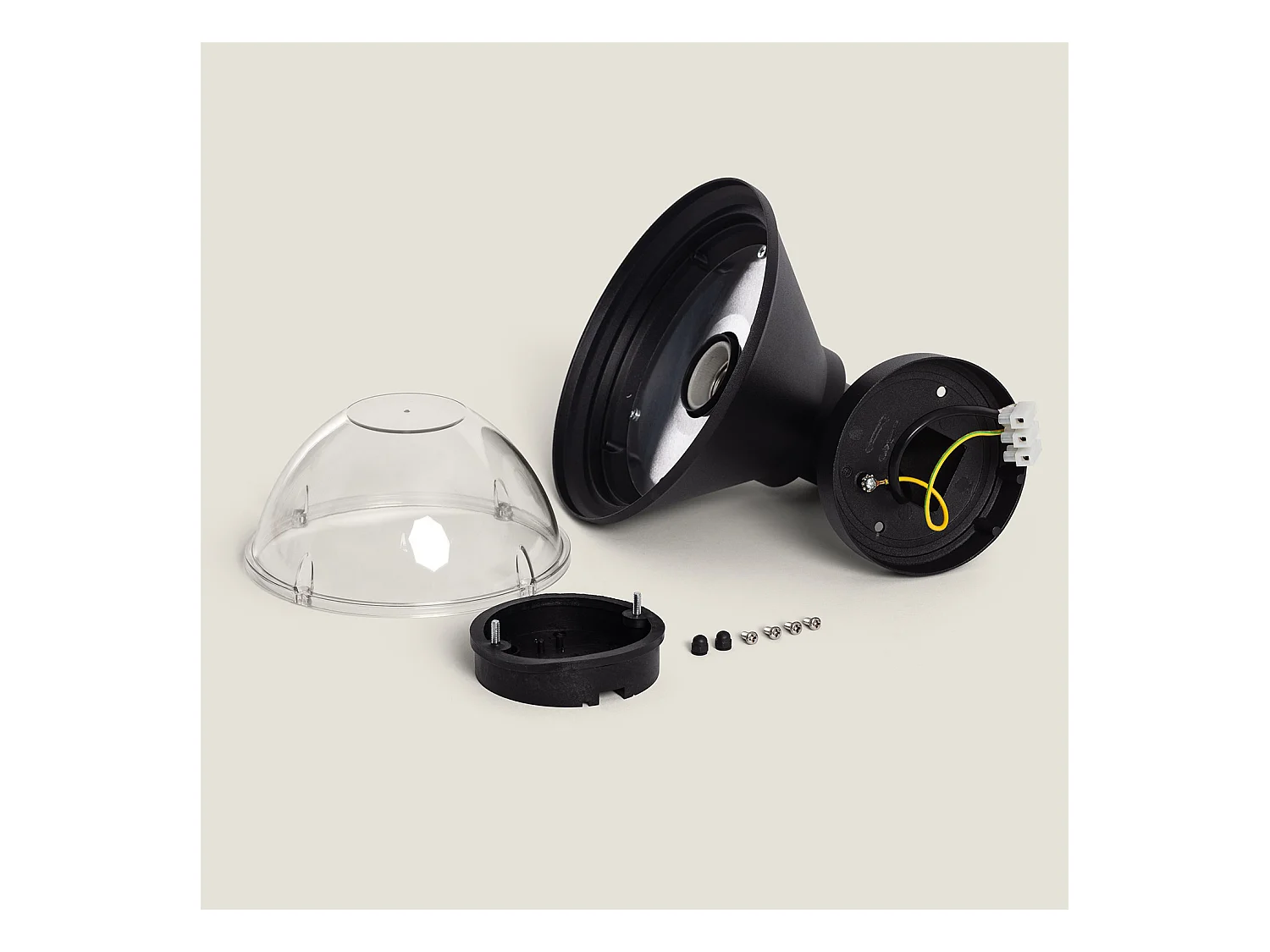 Lampe Murale Extérieure Aluminium Valera  Noir