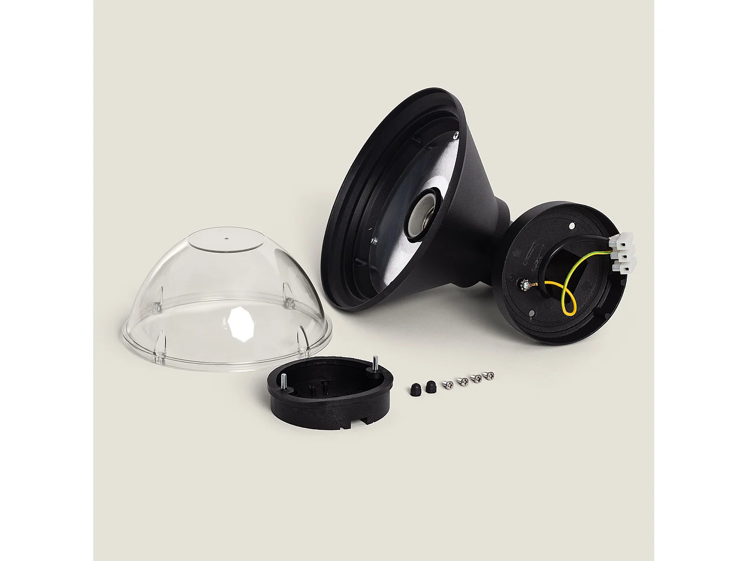 Lampe Murale Extérieure Aluminium Valera  Noir