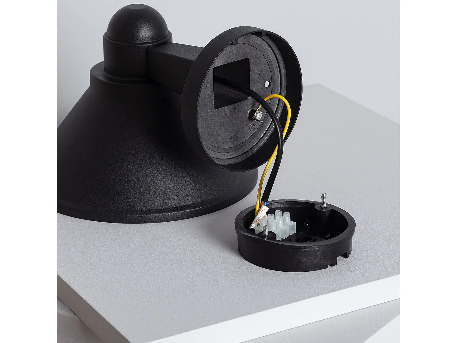 Lampe Murale Extérieure Aluminium Valera  Noir