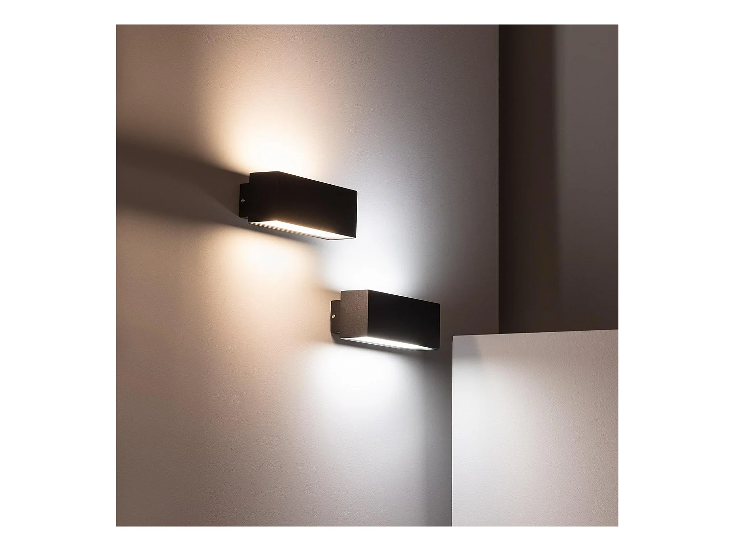 Aplique de Pared Exterior LED 11W Aluminio Iluminación Doble Cara Carinae 4000K Blanco Neutro