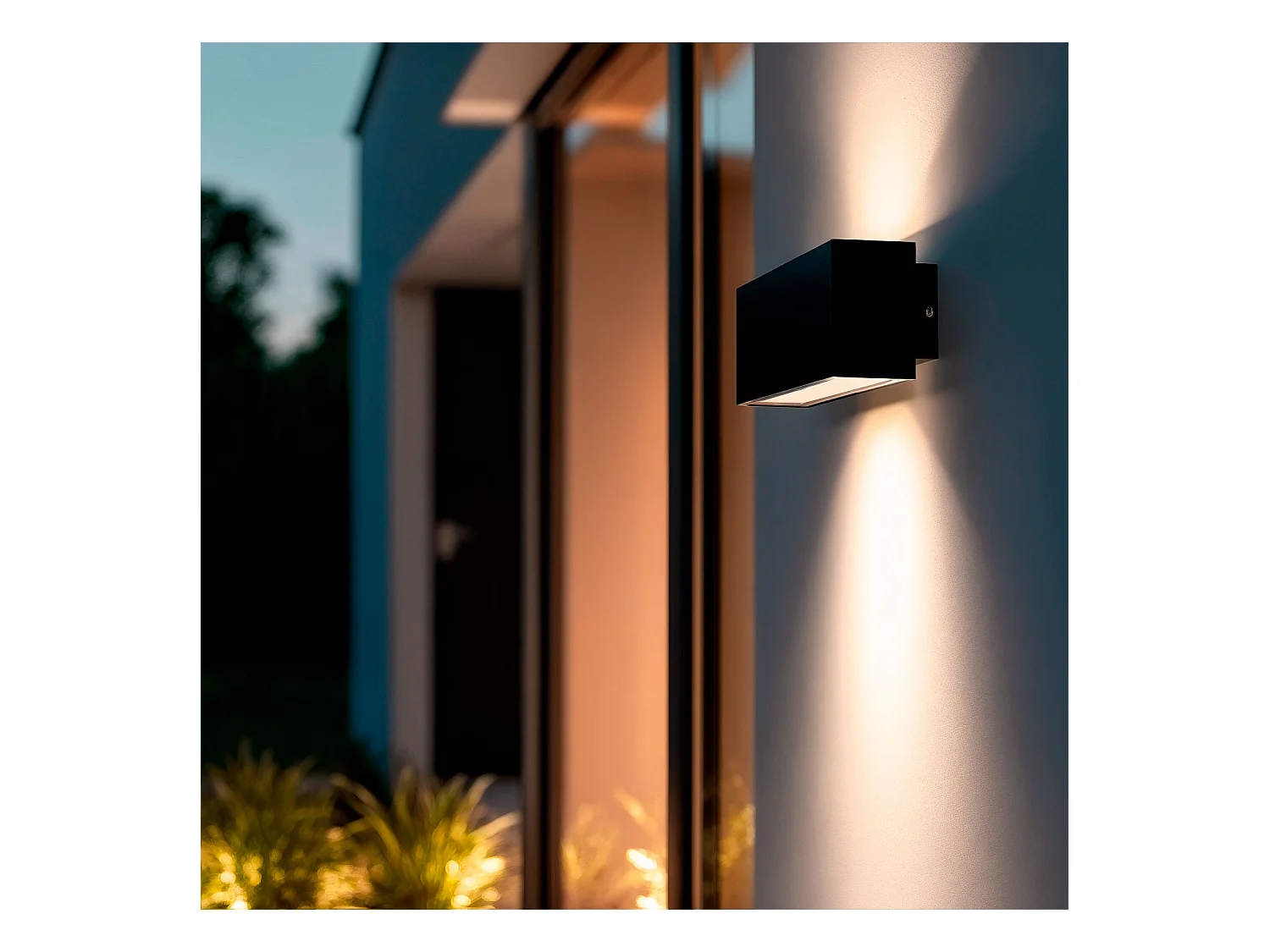 Aplique de Pared Exterior LED 11W Aluminio Iluminación Doble Cara Carinae 4000K Blanco Neutro