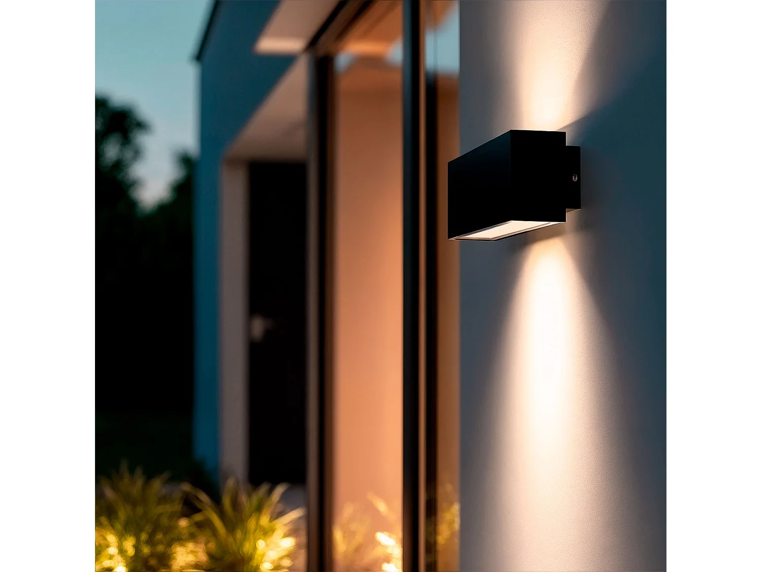 Aplique de Pared Exterior LED 11W Aluminio Iluminación Doble Cara Carinae 4000K Blanco Neutro