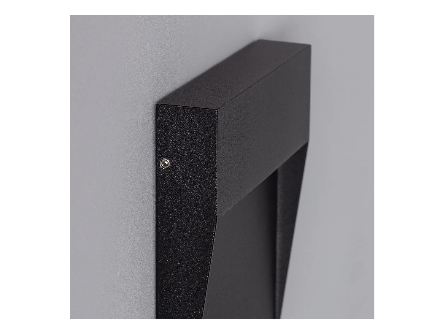 Baliza Exterior LED 6.5W Superficie Pared Cuadrado Negro Jade  Blanco Neutro 4000K