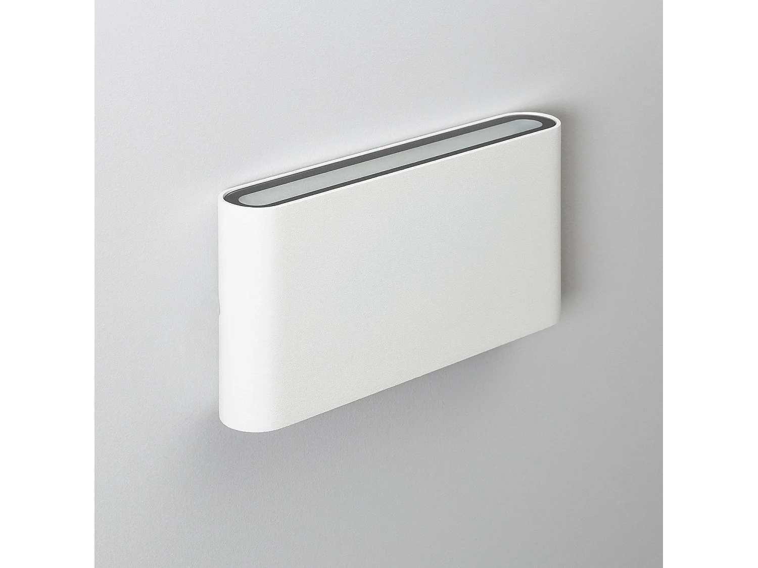 Applique Murale LED Extérieure Einar 12W Éclairage Double Face Rectangulaire Blanche  4000K Blanc neutre