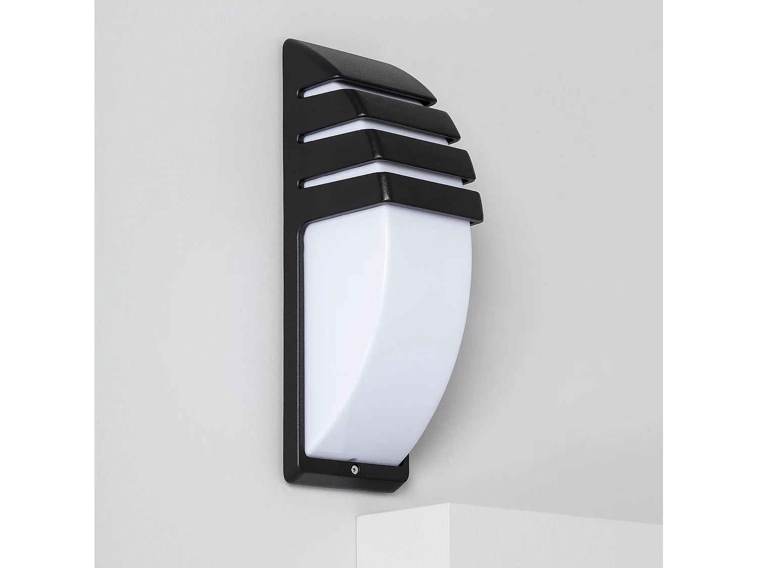 Applique Murale Extérieure Aluminium Titus Grid Noir