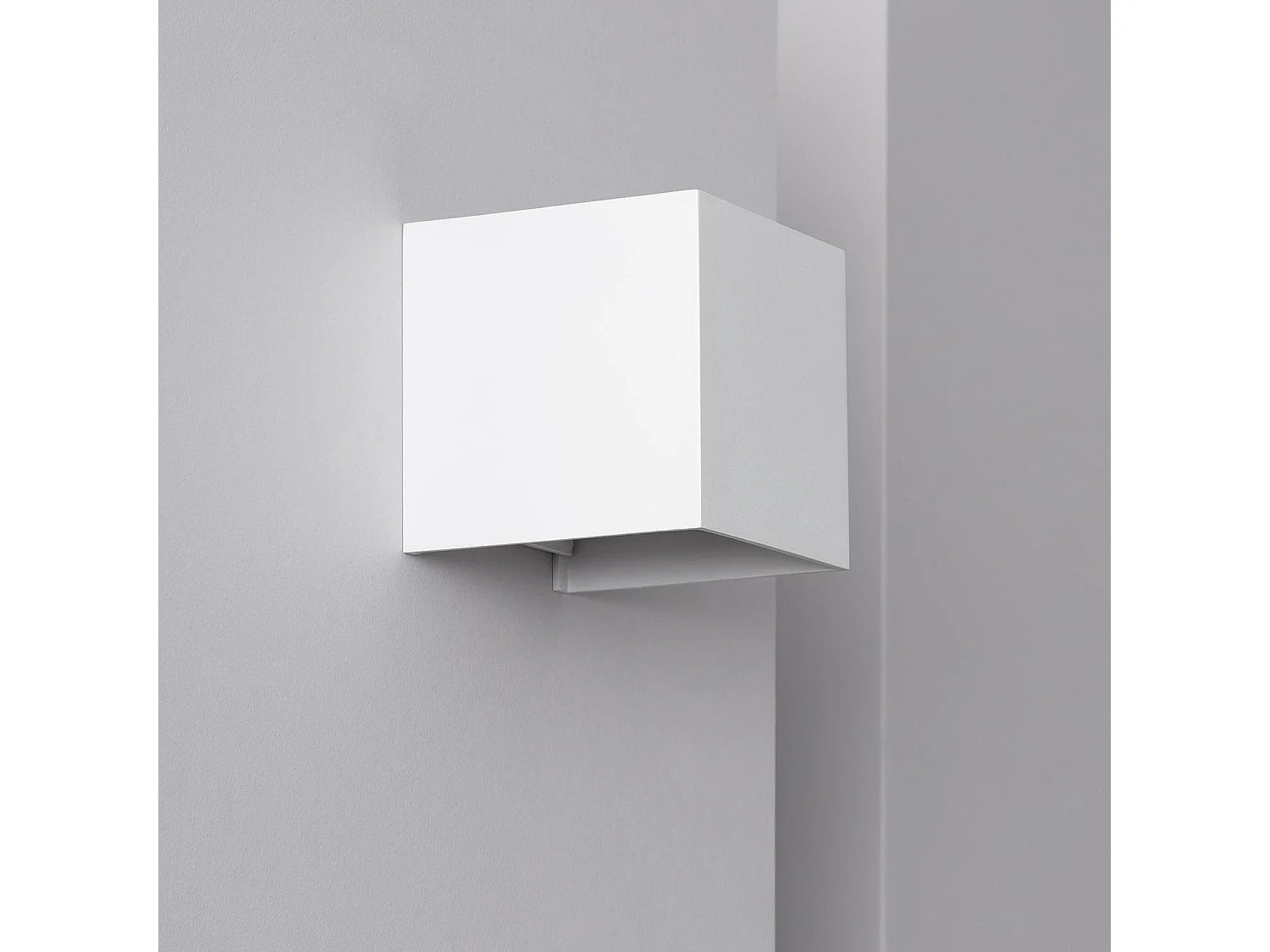 Applique Murale LED Extérieure Aluminium Eros 6W Éclairage Double Face Blanche Blanc Chaud 2700K