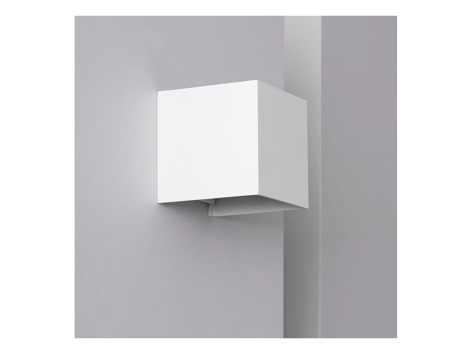 Applique Murale LED Extérieure Aluminium Eros 6W Éclairage Double Face Blanche Blanc Chaud 2700K