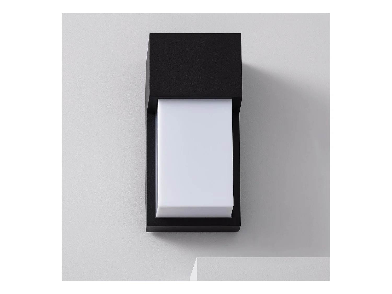 Applique da Parete per Esterni Alluminio Etnea Nero