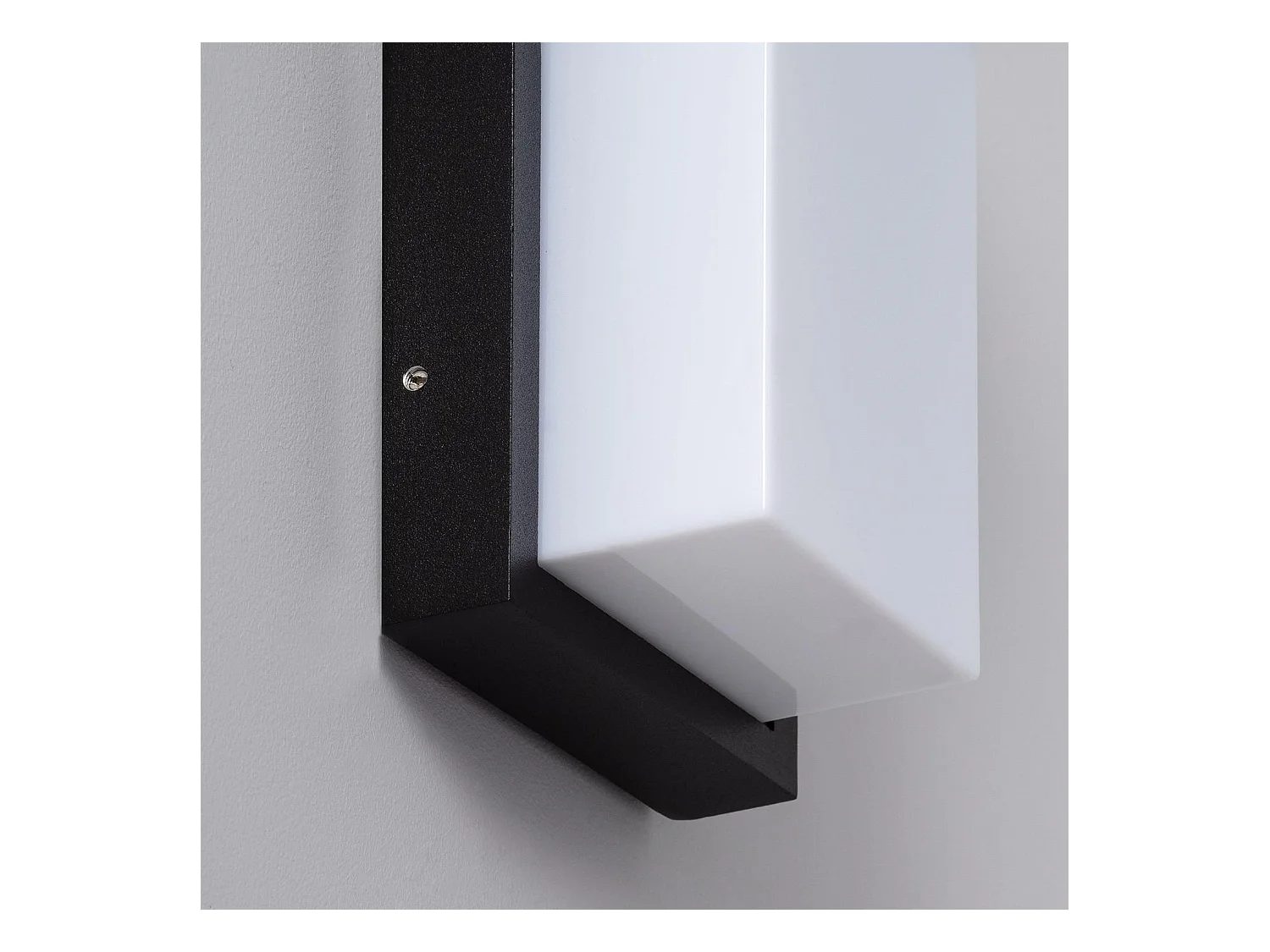 Applique da Parete per Esterni Alluminio Etnea Nero