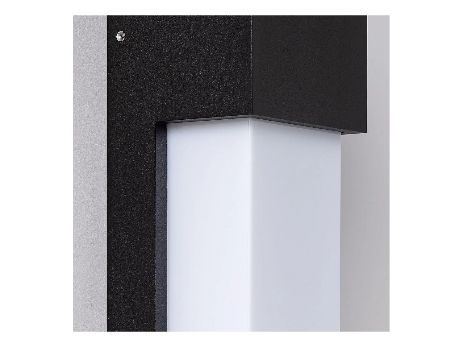 Applique da Parete per Esterni Alluminio Etnea Nero