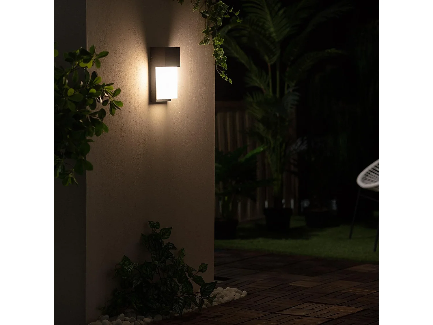 Applique Murale Extérieure Aluminium Etnea Noir