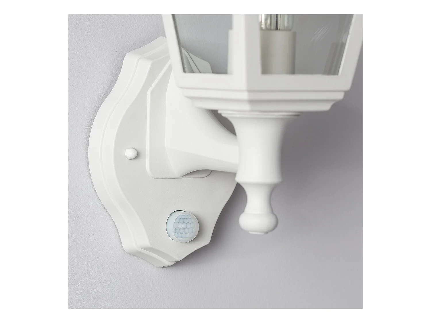 Lampe Murale Extérieure avec Détecteur de Présence PIR Mini Villa Blanc