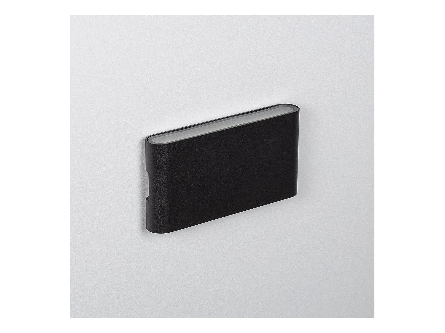 Aplique de Pared Exterior LED 12W Aluminio Iluminación Doble Cara Vesta Negro 2700K Blanco Cálido