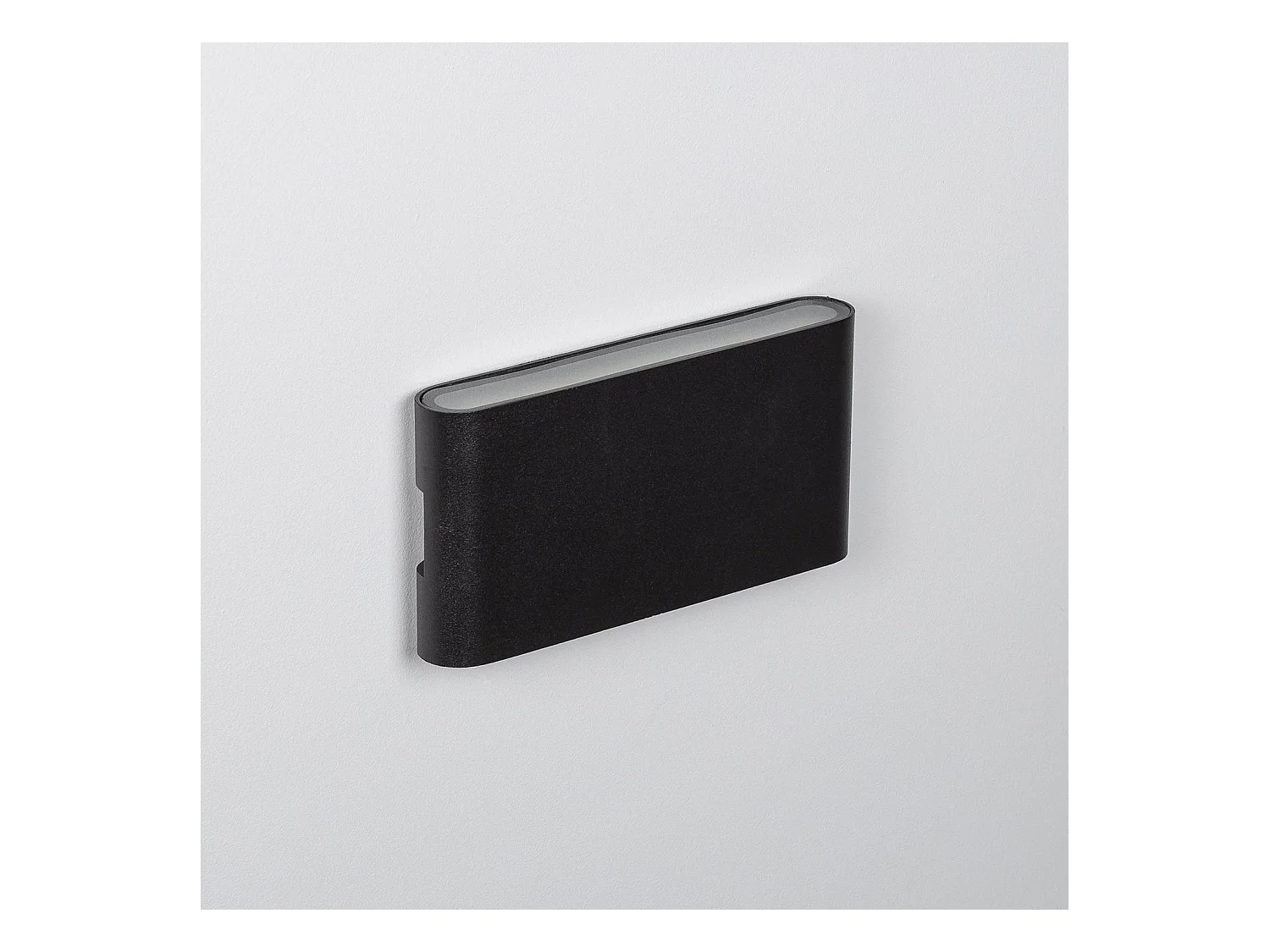 Aplique de Pared Exterior LED 12W Aluminio Iluminación Doble Cara Vesta Negro 2700K Blanco Cálido