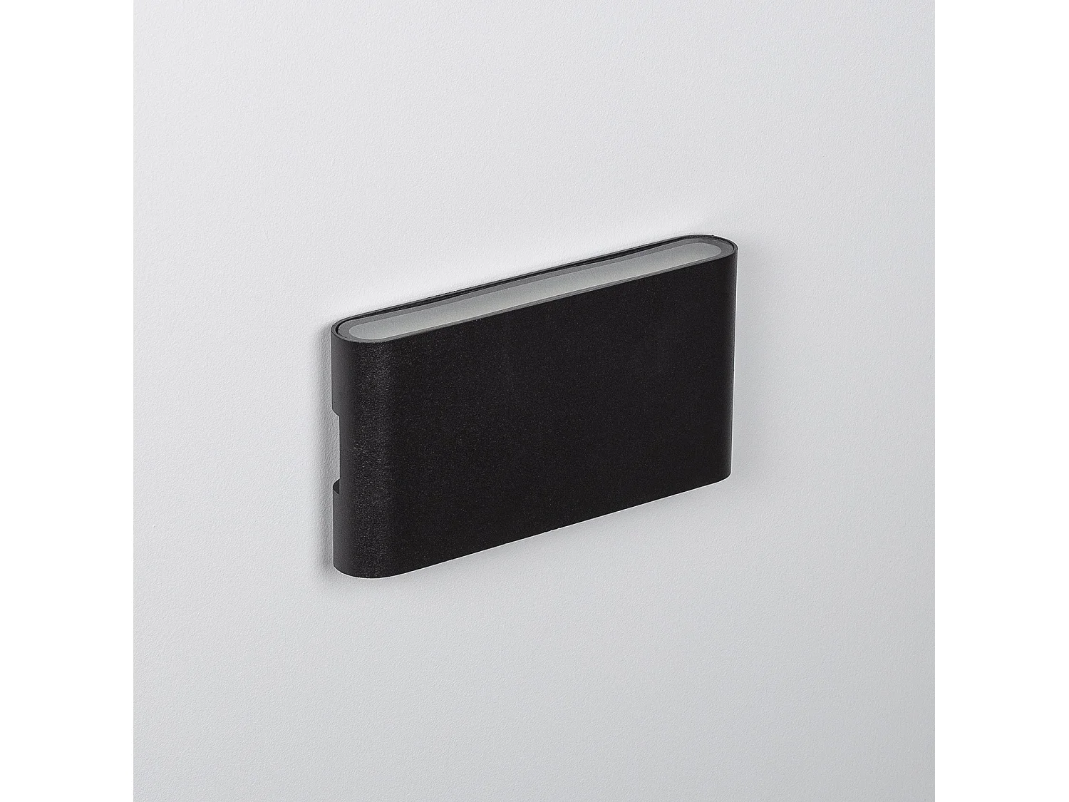 Aplique de Pared Exterior LED 12W Aluminio Iluminación Doble Cara Vesta Negro 2700K Blanco Cálido