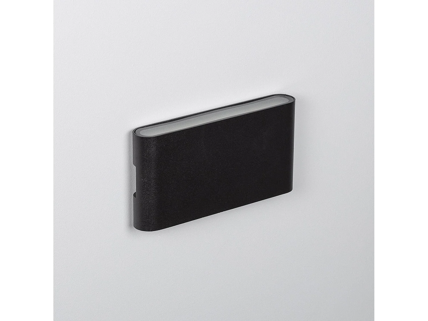 Aplique de Pared Exterior LED 12W Aluminio Iluminación Doble Cara Vesta Negro 2700K Blanco Cálido