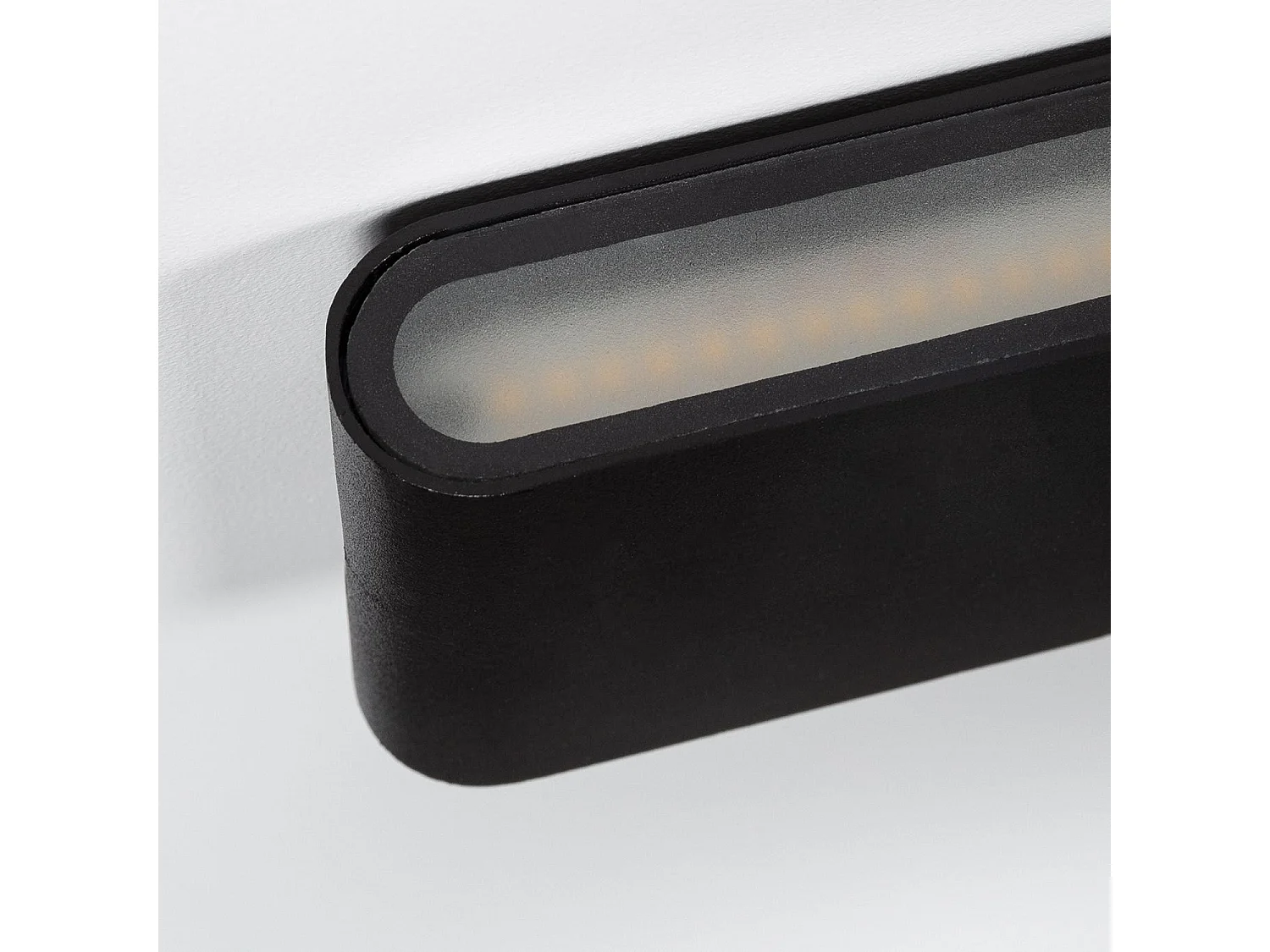 Aplique de Pared Exterior LED 12W Aluminio Iluminación Doble Cara Vesta Negro 2700K Blanco Cálido