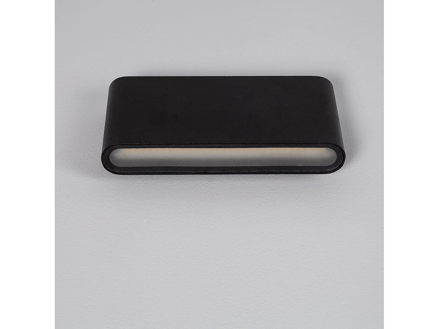 Applique Murale LED Extérieure Aluminium Vesta 12W Éclairage Double Face Noire  2700K Blanc chaud