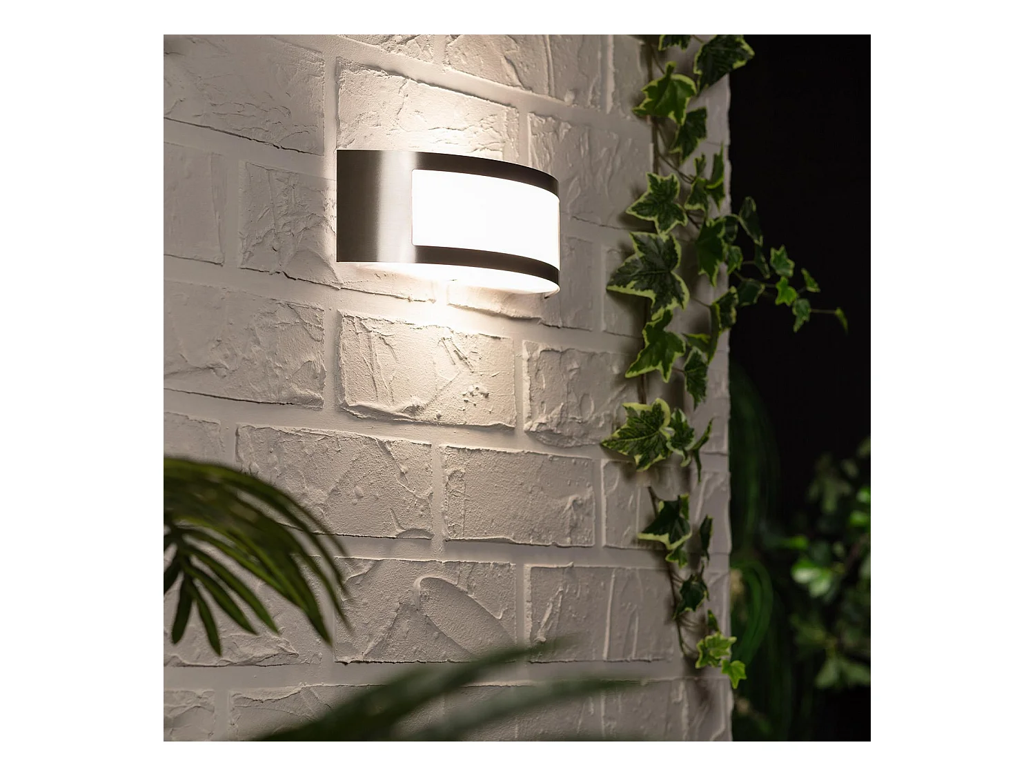 Applique Murale Extérieure Inox Girig  Argent