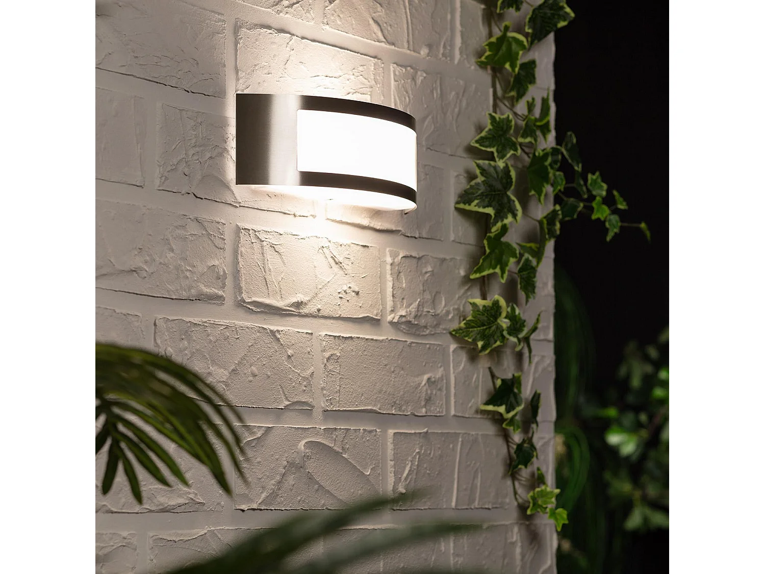 Applique Murale Extérieure Inox Girig  Argent