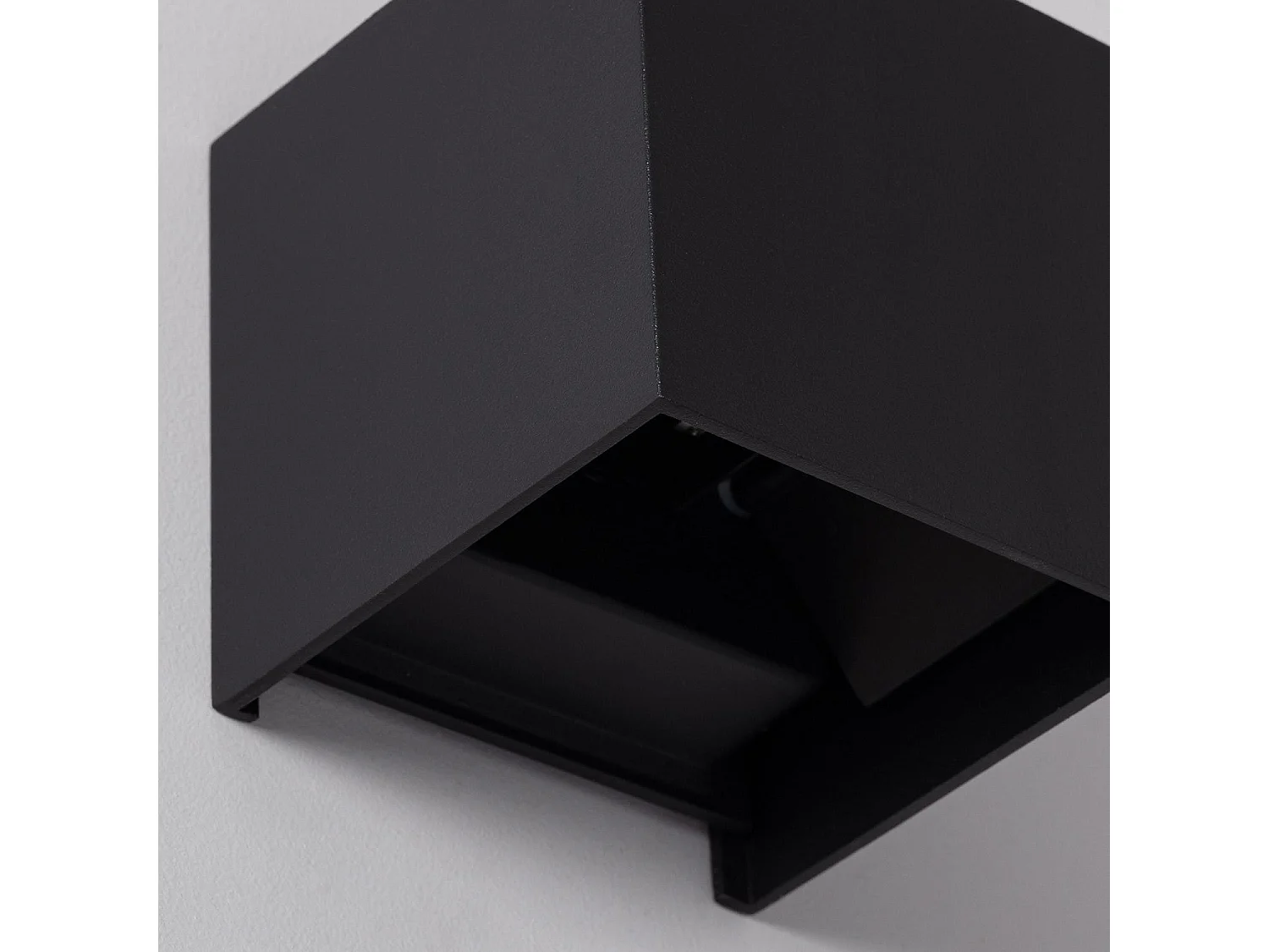 Applique Murale LED Extérieure Aluminium Eros 6W Éclairage Double Face Noire  4000K Blanc neutre