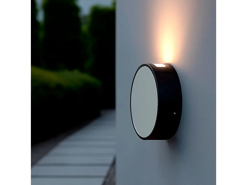 Aplique de Pared Exterior LED 6W Aluminio Crono Gris 3000K Blanco Cálido