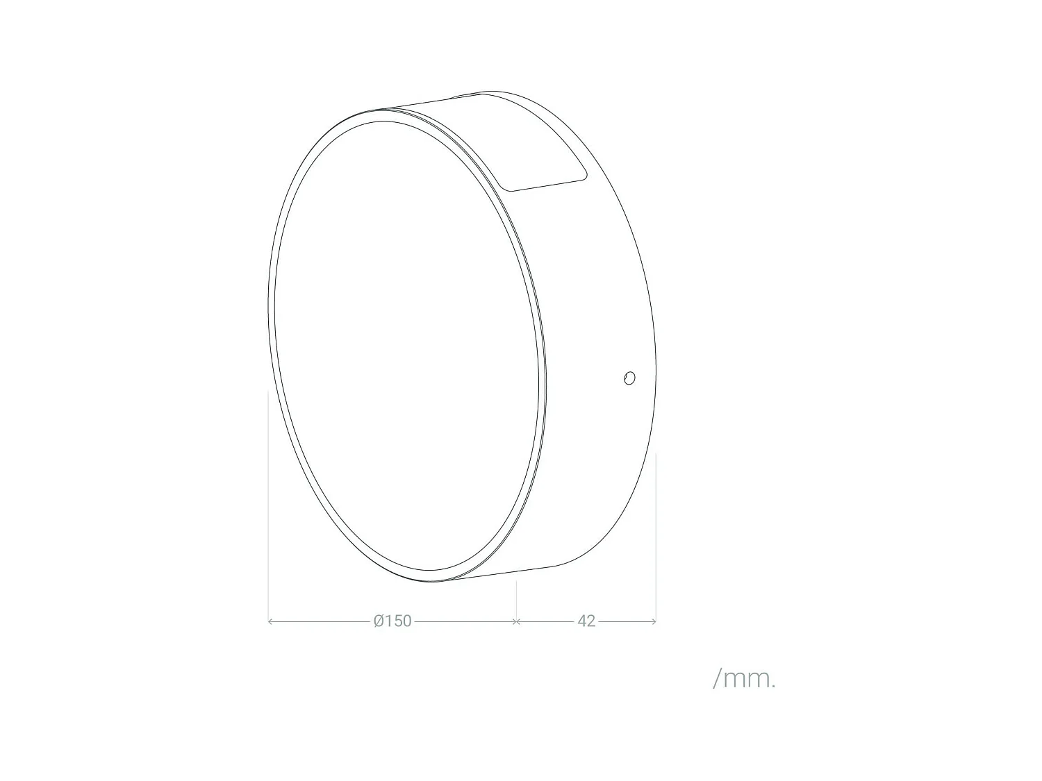 Aplique de Pared Exterior LED 6W Aluminio Crono Gris 3000K Blanco Cálido