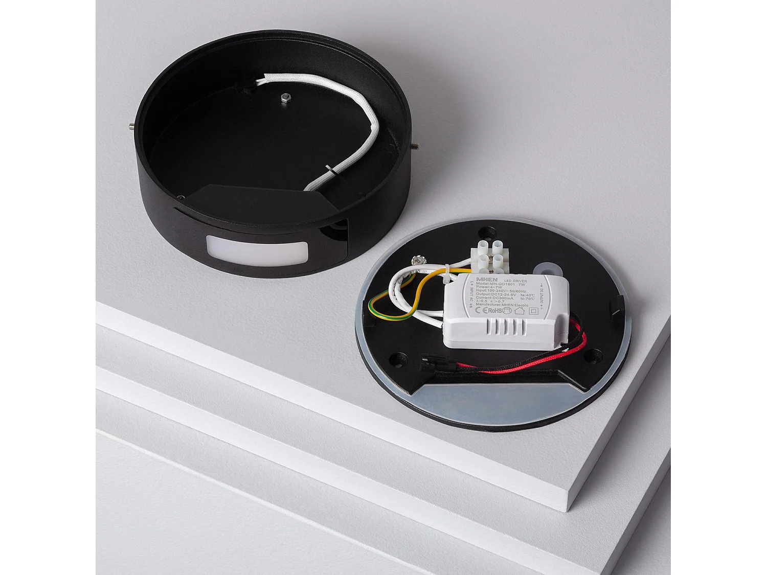 Aplique de Pared Exterior LED 6W Aluminio Crono Blanco 3000K Blanco Cálido