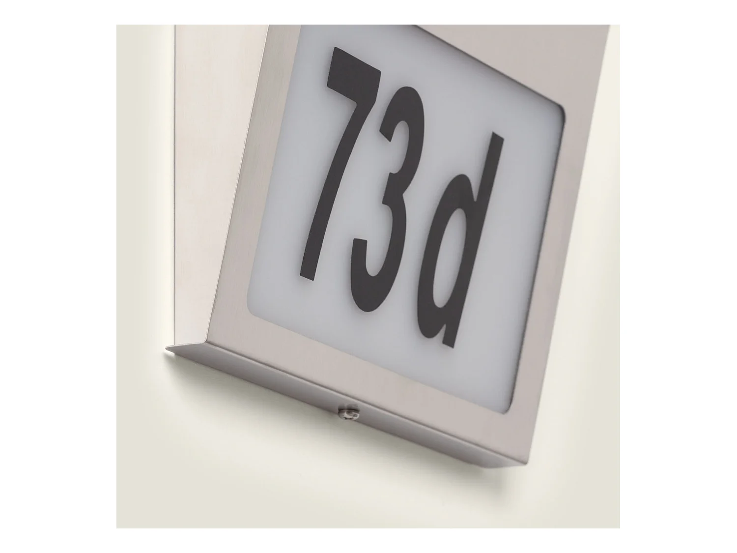 Applique Murale LED Extérieure Solaire Barua pour Numérotation de Maisons 6500K Blanc froid