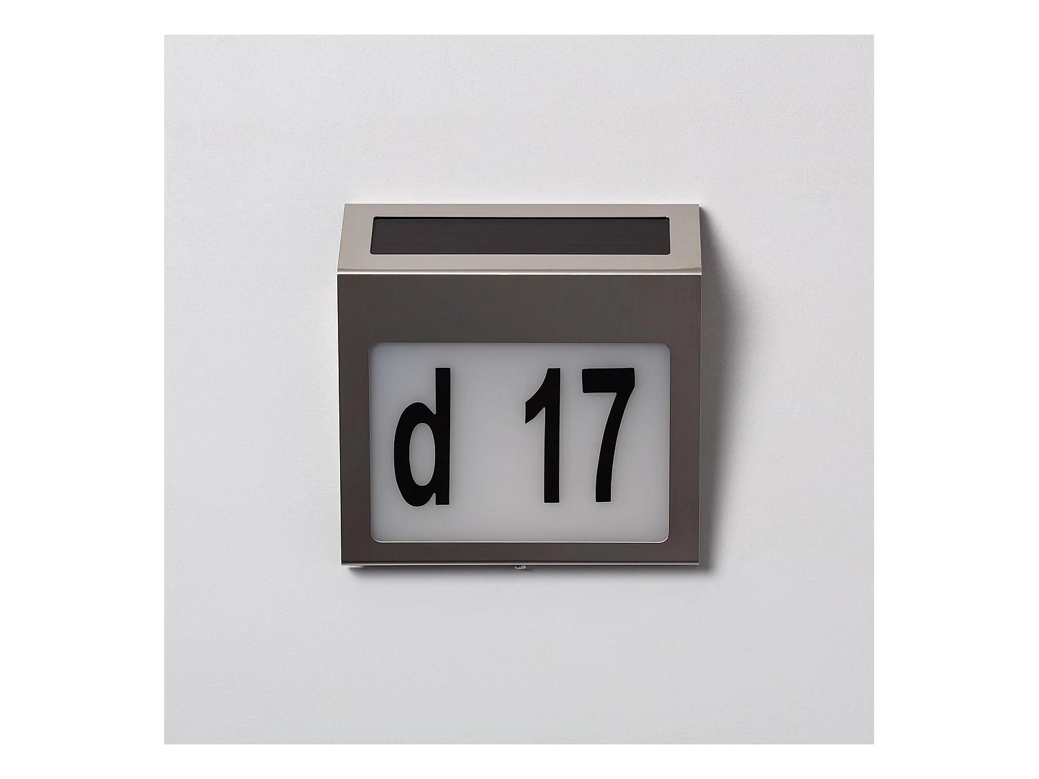 Applique Murale LED Extérieure Solaire Barua pour Numérotation de Maisons 6500K Blanc froid