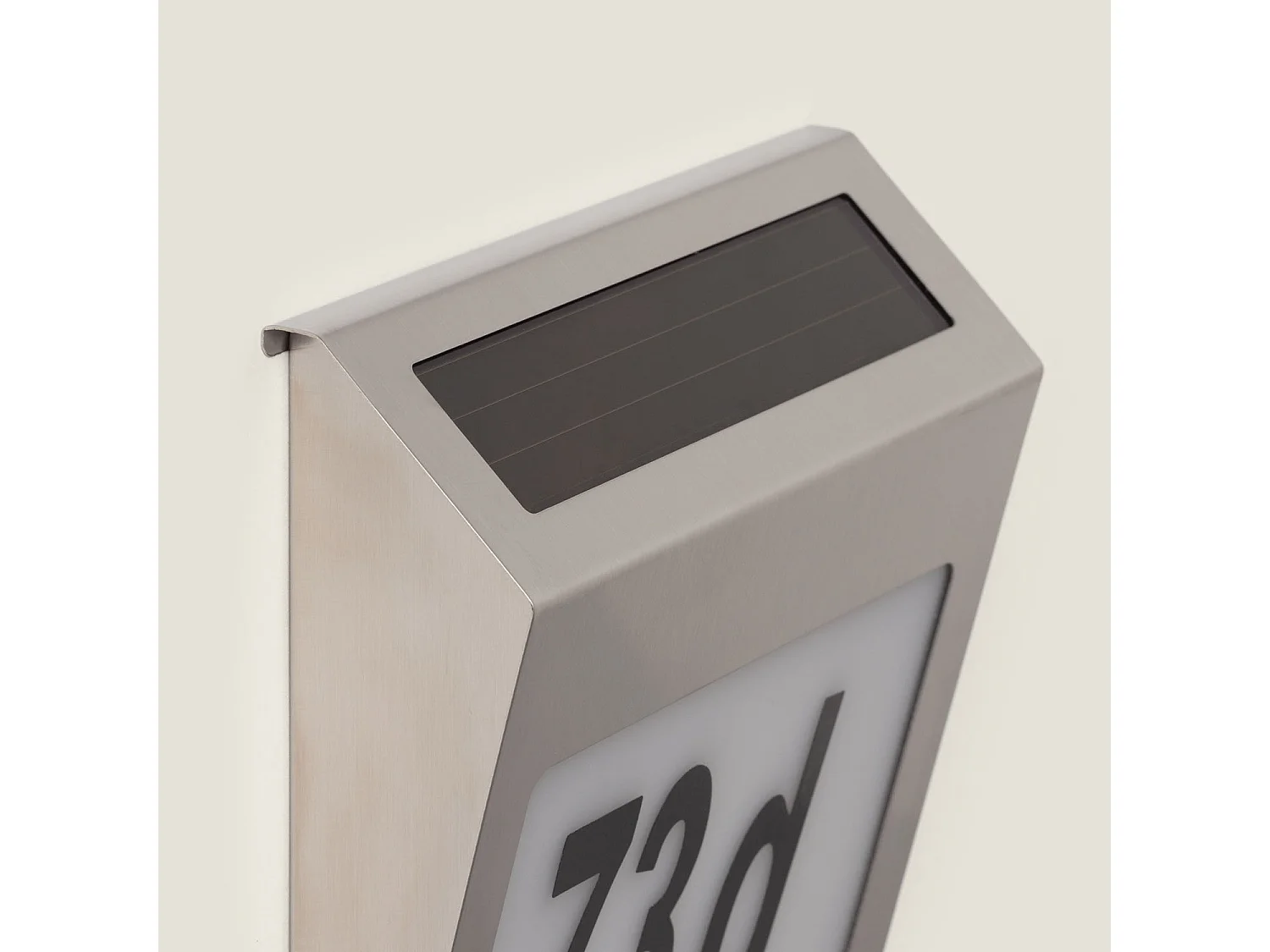 Applique Murale LED Extérieure Solaire Barua pour Numérotation de Maisons 6500K Blanc froid