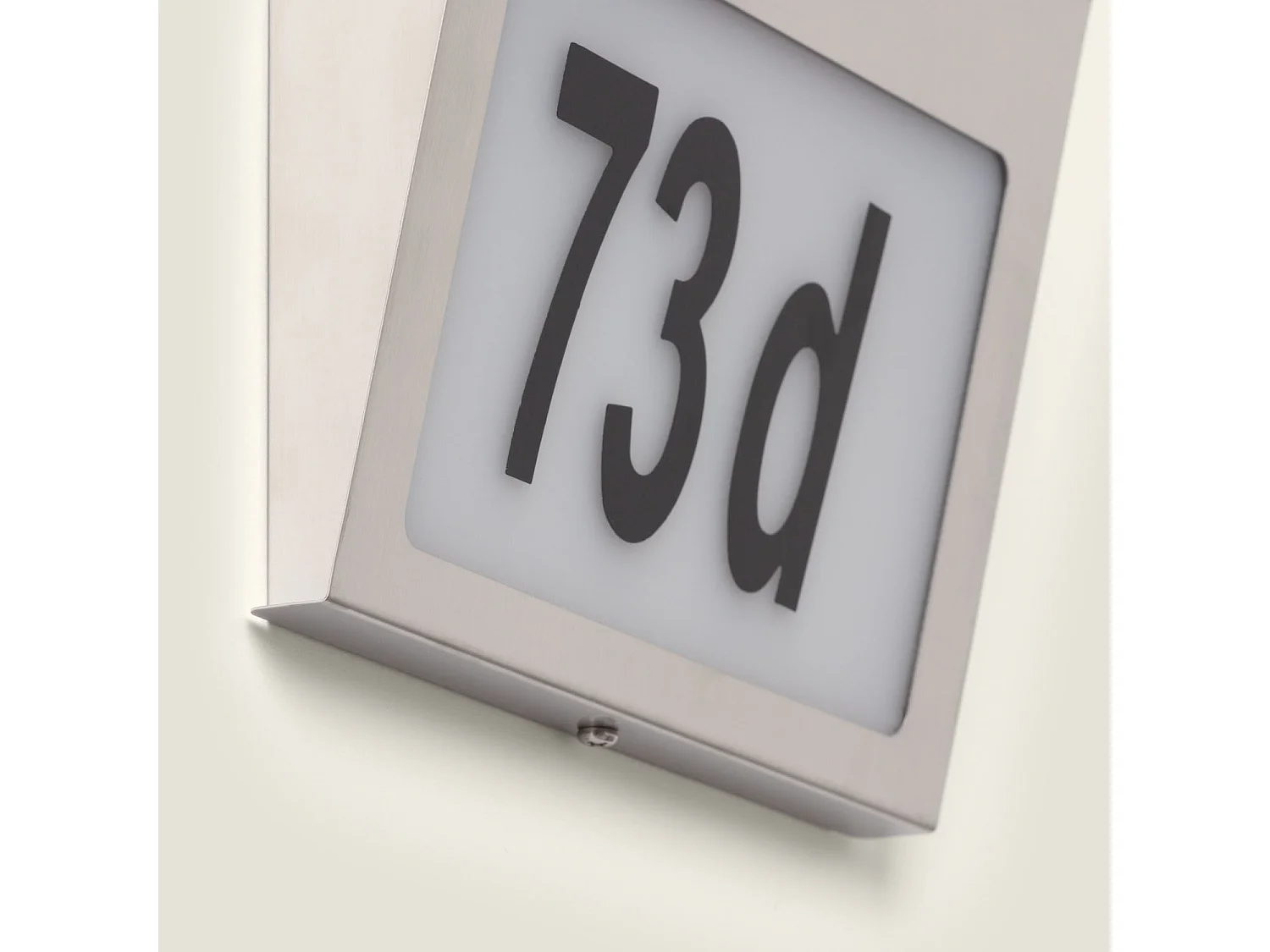 Applique Murale LED Extérieure Solaire Barua pour Numérotation de Maisons 6500K Blanc froid