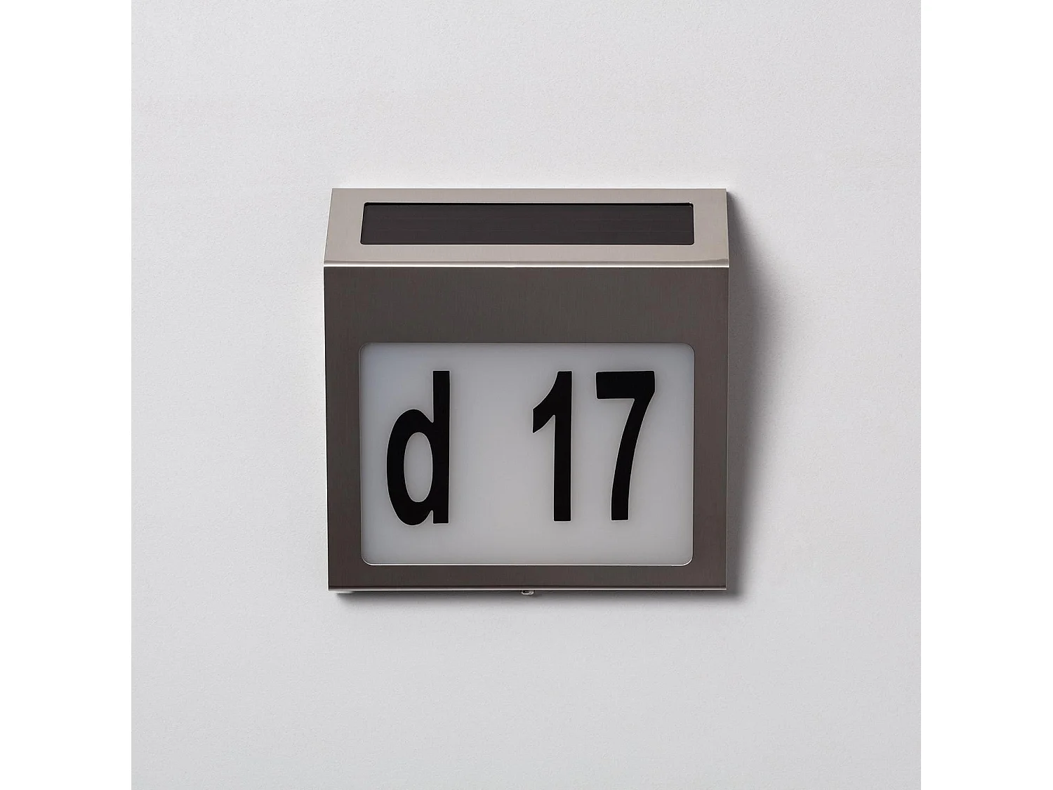 Applique Murale LED Extérieure Solaire Barua pour Numérotation de Maisons 6500K Blanc froid