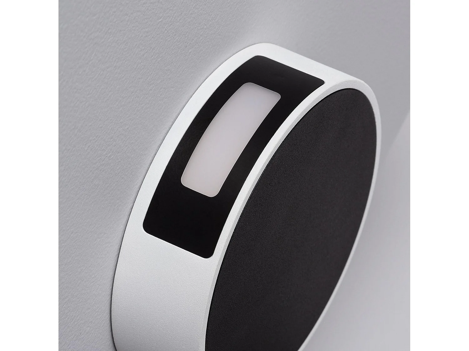 Applique Murale LED Extérieure Aluminium Crono 6W Noire 3000K Blanc chaud